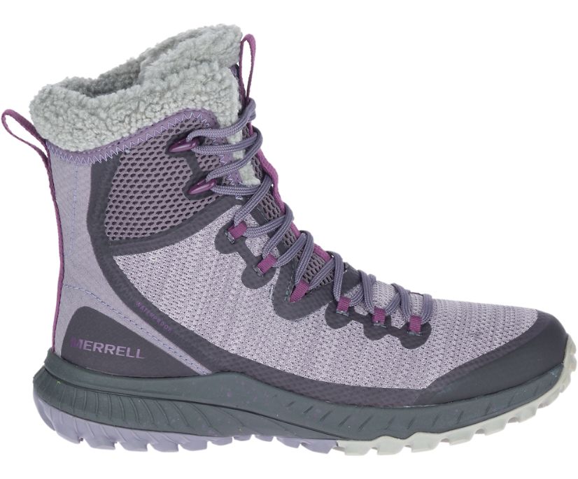 Buty Merrell Bravada Knit Polar Wasserdicht - Buty Zimowe Damskie Merrell - Ciemny Szare [UNOAZ-1279